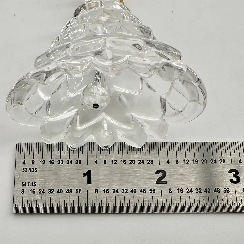 Mikasa Heavenly Music Crystal Christmas Tree Bell Ornament SN 090/535 Boxed